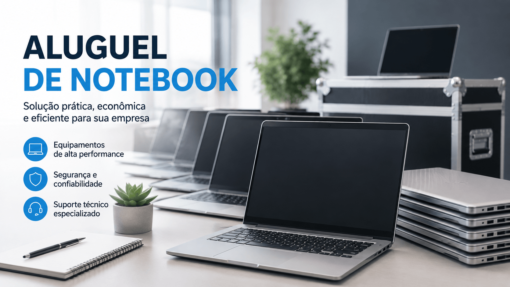 Aluguel de note book
